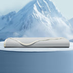 PHF Double Cooling Blanket for Hot Sleepers Queen Size, Arc-Chill Q-Max>0.5 with Double Cooling, Lightweight Summer Blanket Absorbs Heat to Keep Cool All Night for Night Sweats (Ice Blue, 90''x90'')