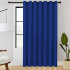 ChrisDowa Blackout Door Curtains for Doorway Privacy, Grommet Closet Curtains for Bedroom Closet Door, Thermal Insulated Temporary Doorway Cover Room Divider Drapes (1 Panel, Dark Grey, 34 x 80 Inch)