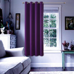 ChrisDowa Blackout Door Curtains for Doorway Privacy, Grommet Closet Curtains for Bedroom Closet Door, Thermal Insulated Temporary Doorway Cover Room Divider Drapes (1 Panel, Dark Grey, 34 x 80 Inch)