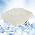 OIGAE Cooling Blanket for Hot Sleepers - Soft & Lightweight Summer Cold Blanket for Night Sweats | Perfect for Bed, Couch, Sofa (Grey, Throw 50" x 70")