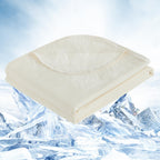 OIGAE Cooling Blanket for Hot Sleepers - Soft & Lightweight Summer Cold Blanket for Night Sweats | Perfect for Bed, Couch, Sofa (Grey, Throw 50" x 70")