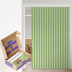 AJAZZ 100% Blackout Accordion Door Magnetic Door Curtain Folding Closet Doors Curtain Invisible Applicable Bedroom Room Living Room Doorway （Grey 42" W x 78" L 1 Panel