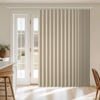 AJAZZ 100% Blackout Accordion Door Magnetic Door Curtain Folding Closet Doors Curtain Invisible Applicable Bedroom Room Living Room Doorway （Grey 42" W x 78" L 1 Panel