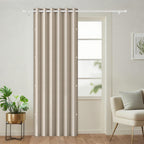 100% Blackout Privacy Door Curtain for Doorway, Magnetic Door Curtain for Closet & Hallway, 1 Panel, W45 x L80, Gray