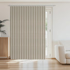 AJAZZ 100% Blackout Accordion Door Magnetic Door Curtain Folding Closet Doors Curtain Invisible Applicable Bedroom Room Living Room Doorway （Grey 42" W x 78" L 1 Panel