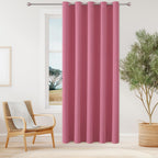 ChrisDowa Blackout Door Curtains for Doorway Privacy, Grommet Closet Curtains for Bedroom Closet Door, Thermal Insulated Temporary Doorway Cover Room Divider Drapes (1 Panel, Dark Grey, 34 x 80 Inch)