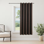 ChrisDowa Blackout Door Curtains for Doorway Privacy, Grommet Closet Curtains for Bedroom Closet Door, Thermal Insulated Temporary Doorway Cover Room Divider Drapes (1 Panel, Dark Grey, 34 x 80 Inch)