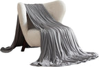 SheRest Silky Satin Cooling Blanket — A Lightweight, Breathable, and Ultra-Thin no-Fill Summer Blanket. Crafted for hot Weather. Ideal as a Bed Blanket, Sofa Throw, or nap Blanket (Grey, Throw)