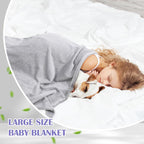 Breling 10 Pcs Cot Blanket Toddler Daycare Nap Blanket for Kids 39 x 47 Inch Fleece Baby Warm Fluffy Cozy Rest Time Supplies for Classroom, Preschool, Daycare or Nursery(Dark Gray)