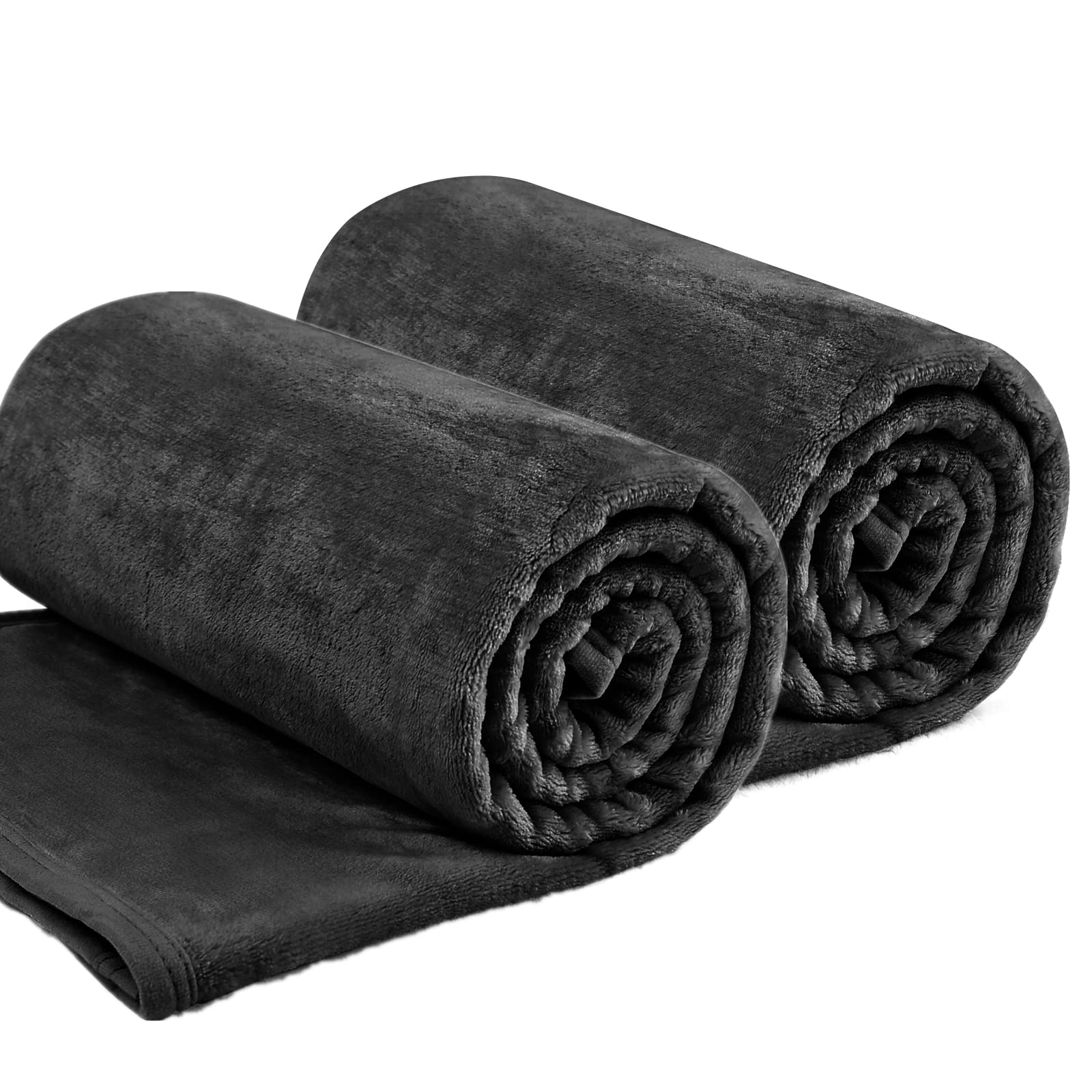 EIUE Comfortable Flannel Fleece Throw Blanket,Ultra Soft Nap Bedding Coverlets Quilt for Couch Sofa Bed Traveling,Lightweight Bed Blanket for All Season
