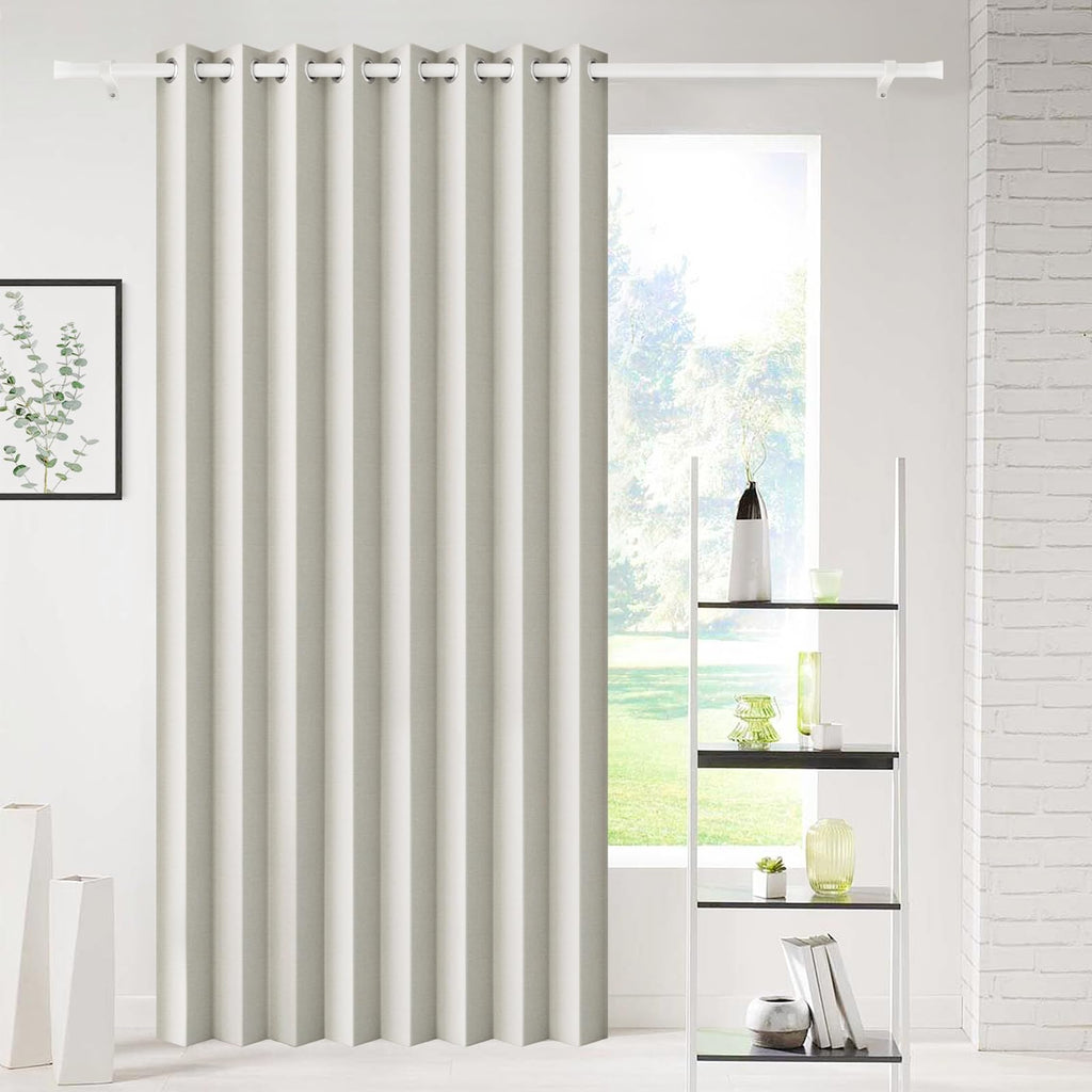 100% Blackout Privacy Door Curtain for Doorway, Magnetic Door Curtain for Closet & Hallway, 1 Panel, W45 x L80, Gray