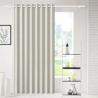 100% Blackout Privacy Door Curtain for Doorway, Magnetic Door Curtain for Closet & Hallway, 1 Panel, W45 x L80, Gray