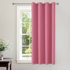 ChrisDowa Blackout Door Curtains for Doorway Privacy, Grommet Closet Curtains for Bedroom Closet Door, Thermal Insulated Temporary Doorway Cover Room Divider Drapes (1 Panel, Dark Grey, 34 x 80 Inch)