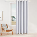 ChrisDowa Blackout Door Curtains for Doorway Privacy, Grommet Closet Curtains for Bedroom Closet Door, Thermal Insulated Temporary Doorway Cover Room Divider Drapes (1 Panel, Dark Grey, 34 x 80 Inch)