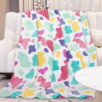 Small Throw Blanket for Kids Toddlers, Ultra Soft Warm Fuzzy Fleece Baby Blankets for Boys Girls, Nursery Throws for Crib Stroller Car Playroom Decor, Birthday Gifts 40x50inches