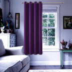 ChrisDowa Blackout Door Curtains for Doorway Privacy, Grommet Closet Curtains for Bedroom Closet Door, Thermal Insulated Temporary Doorway Cover Room Divider Drapes (1 Panel, Dark Grey, 34 x 80 Inch)
