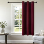 ChrisDowa Blackout Door Curtains for Doorway Privacy, Grommet Closet Curtains for Bedroom Closet Door, Thermal Insulated Temporary Doorway Cover Room Divider Drapes (1 Panel, Dark Grey, 34 x 80 Inch)