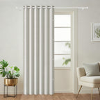 100% Blackout Privacy Door Curtain for Doorway, Magnetic Door Curtain for Closet & Hallway, 1 Panel, W45 x L80, Gray