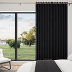 100% Blackout Privacy Door Curtain for Doorway, Magnetic Door Curtain for Closet & Hallway, 1 Panel, W45 x L80, Gray