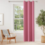 ChrisDowa Blackout Door Curtains for Doorway Privacy, Grommet Closet Curtains for Bedroom Closet Door, Thermal Insulated Temporary Doorway Cover Room Divider Drapes (1 Panel, Dark Grey, 34 x 80 Inch)