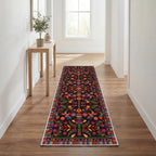 Artoid Mode Bird Dia De Los Muertos Mexican Fiesta Runner Rug, Cinco De Mayo Home Decor Low-Profile Non-Slip Washable Carpet Runner for Hallways Kitchen Laundry Bedroom Bathroom Indoor 2x6 Feet