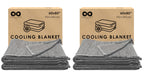 Everlasting Comfort Cooling Blanket for Hot Sleepers - Soft, Lightweight & Breathable Throw Blanket with Easy to Clean Material - Luxury Throws for Hot Flashes & Night Sweats (60"x80")