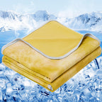 Size 90"x90" Lightweight Cooling Blanket Heat Absorbing for Hot Sleepers Summer Bed Couch All Season Use