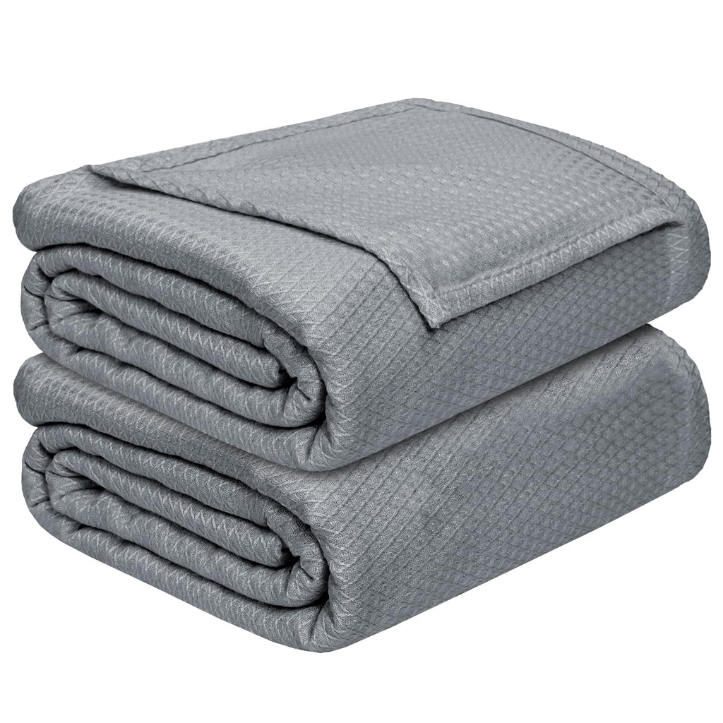 Cooling Blanket,Summer Bed Blanket,100% Rayon Derived from Bamboo Sided Cold Effect, Cool Summer Blanket for Hot Sleepers,Soft,Breathable,Air Conditioning Blanket for Bed and Sofa, (Green 90x90inch)