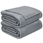 Cooling Blanket,Summer Bed Blanket,100% Rayon Derived from Bamboo Sided Cold Effect, Cool Summer Blanket for Hot Sleepers,Soft,Breathable,Air Conditioning Blanket for Bed and Sofa, (Green 90x90inch)
