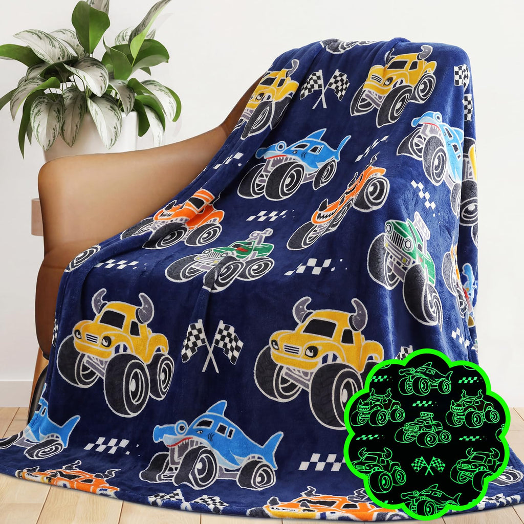 Small Throw Blanket for Kids Toddlers, Ultra Soft Warm Fuzzy Fleece Baby Blankets for Boys Girls, Nursery Throws for Crib Stroller Car Playroom Decor, Birthday Gifts 40x50inches