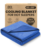 Everlasting Comfort Cooling Blanket for Hot Sleepers - Soft, Lightweight & Breathable Throw Blanket with Easy to Clean Material - Luxury Throws for Hot Flashes & Night Sweats (60"x80")