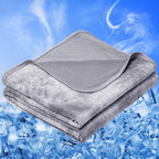 Size 90"x90" Lightweight Cooling Blanket Heat Absorbing for Hot Sleepers Summer Bed Couch All Season Use