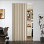 100% Blackout Privacy Door Curtain for Doorway, Magnetic Door Curtain for Closet & Hallway, 1 Panel, W45 x L80, Gray