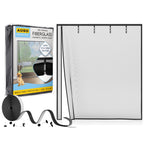 AUGO Magnetic Thermal Insulated Door Curtain - Transparent EVA Door Cover for Winter- Keeps Warm Air in and Cold Air Out - Home Winterizing Products - Patent Pending Keep Open Feature - 38 x 83 Inch