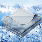 Size 90"x90" Lightweight Cooling Blanket Heat Absorbing for Hot Sleepers Summer Bed Couch All Season Use