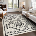 Lahome Vivienne Orange Hallway Runner Rug Non Slip, Boho Washable Western Runner Rug, Stain Resistant Aztec Fall Long Carpte for Entryway Entrance Indoor (2'5''x8')