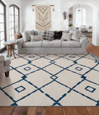 Hallway Runner Rug 2x6 Indoor Door Mat - Bear Rustic Cabin Non-Slip Entryway Rug, Low Pile Tribal Print for Kitchen, Bedroom