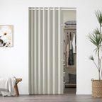 100% Blackout Privacy Door Curtain for Doorway, Magnetic Door Curtain for Closet & Hallway, 1 Panel, W45 x L80, Gray
