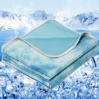 Size 90"x90" Lightweight Cooling Blanket Heat Absorbing for Hot Sleepers Summer Bed Couch All Season Use