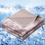 Size 90"x90" Lightweight Cooling Blanket Heat Absorbing for Hot Sleepers Summer Bed Couch All Season Use