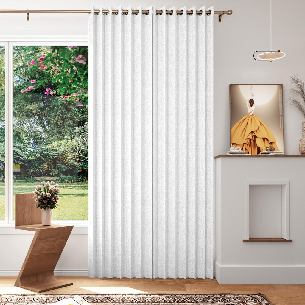 100% Blackout Privacy Door Curtain for Doorway, Magnetic Door Curtain for Closet & Hallway, 1 Panel, W45 x L80, Gray