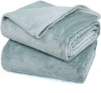 EIUE Comfortable Flannel Fleece Throw Blanket,Ultra Soft Nap Bedding Coverlets Quilt for Couch Sofa Bed Traveling,Lightweight Bed Blanket for All Season