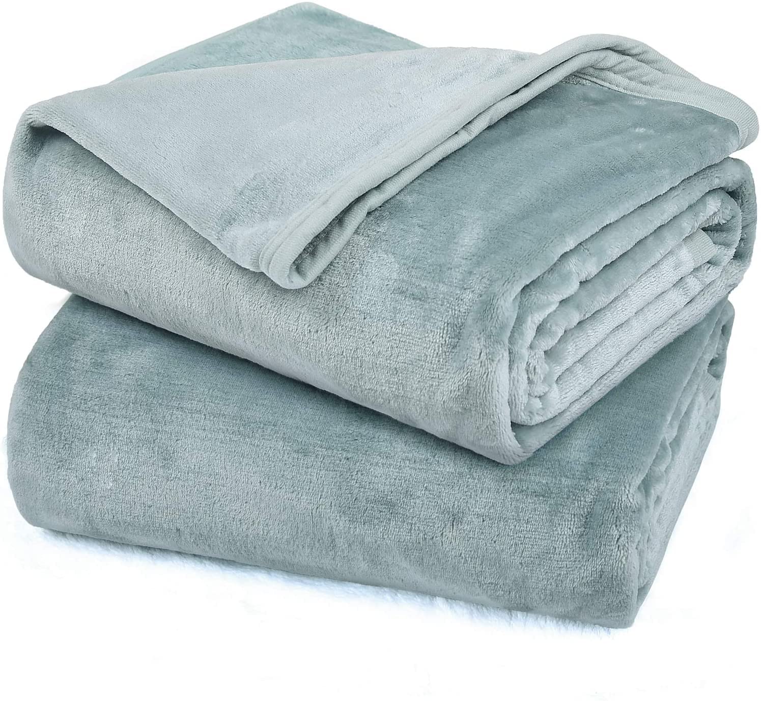 EIUE Comfortable Flannel Fleece Throw Blanket,Ultra Soft Nap Bedding Coverlets Quilt for Couch Sofa Bed Traveling,Lightweight Bed Blanket for All Season