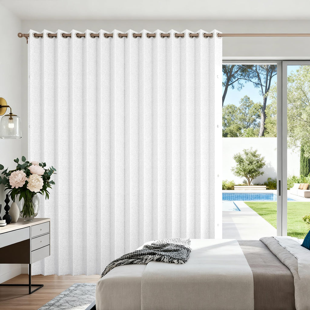 100% Blackout Privacy Door Curtain for Doorway, Magnetic Door Curtain for Closet & Hallway, 1 Panel, W45 x L80, Gray