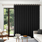 100% Blackout Privacy Door Curtain for Doorway, Magnetic Door Curtain for Closet & Hallway, 1 Panel, W45 x L80, Gray