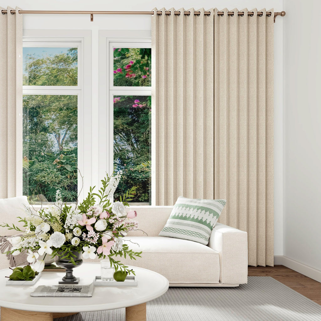 100% Blackout Privacy Door Curtain for Doorway, Magnetic Door Curtain for Closet & Hallway, 1 Panel, W45 x L80, Gray